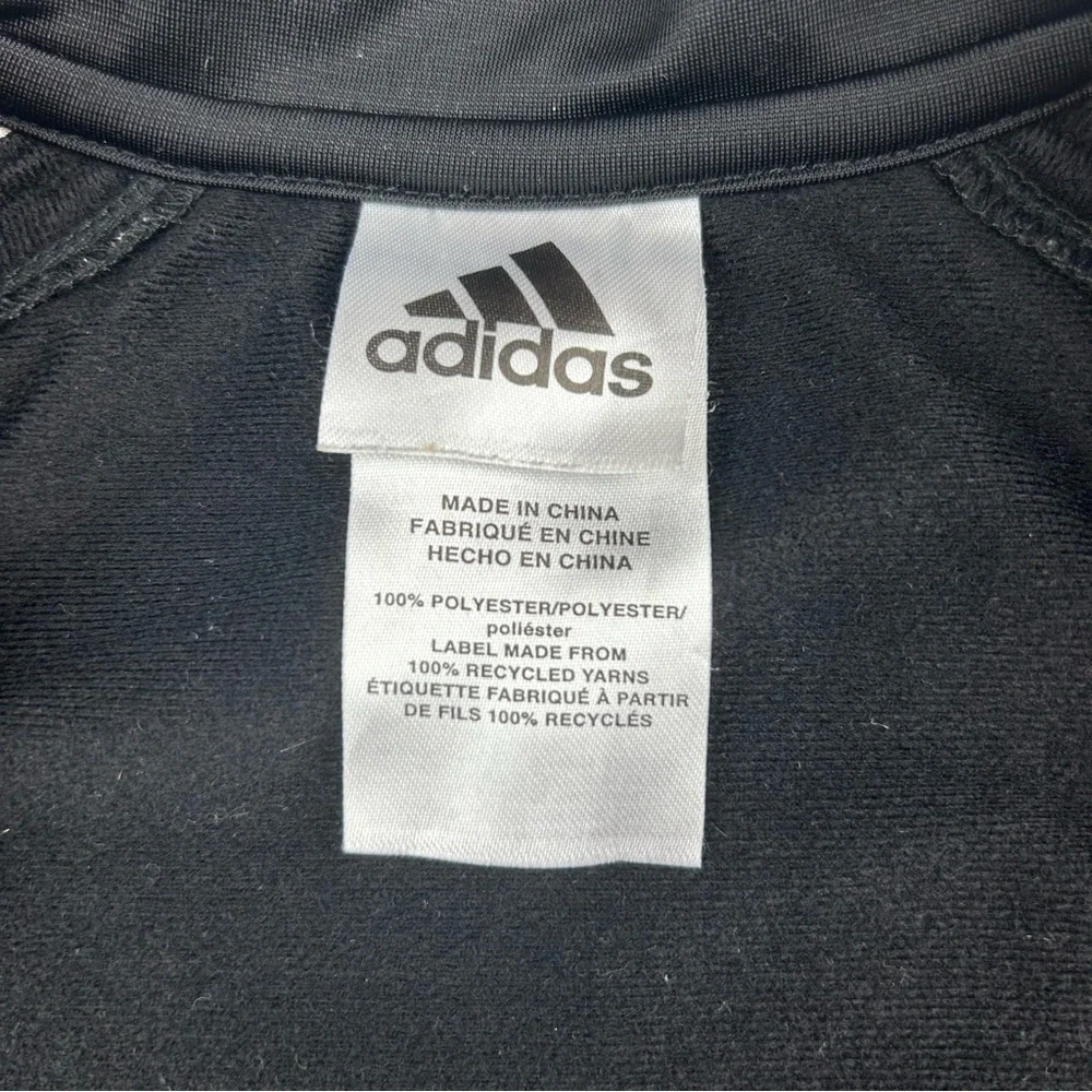 Adidas Black & White Striped Track Suit 12M
